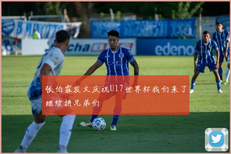 张伯霖发文庆祝U17世界杯我们来了继续拼兄弟们